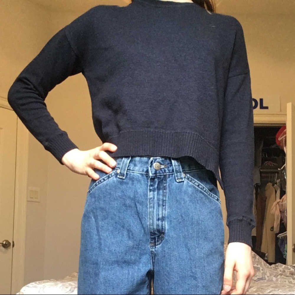 Dark blue H&M Sweater sz XS